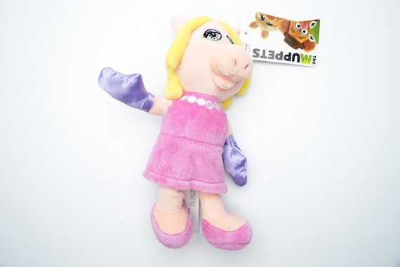 Miss Piggy Plush Doll 21 Cm – Disney Muppets 2014 – Pink Dress