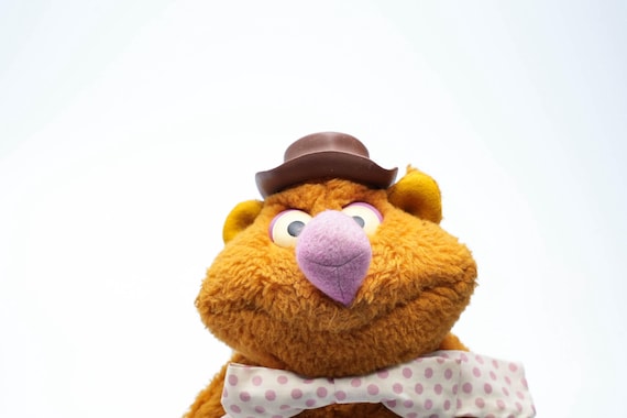Vintage Fozzie Bear Plush – the Muppet Show by Fisher-price (1970s