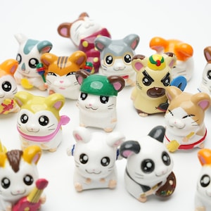 Hamtaro anime figure | Various vintage hamtaro dolls | Vintage japanese hamster figures | Choose your favourite