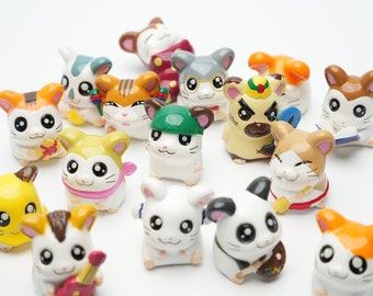 Hamtaro anime figure | Various vintage hamtaro dolls | Vintage japanese hamster figures | Choose your favourite