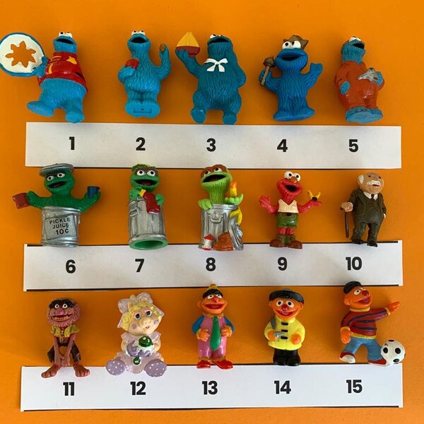 Sesame Street Zoe Figures Etsy