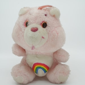Vintage Friend Care Bear plush Rainbow made by Kenner in 1983, Care bear rainbow plush | Vintage care bear