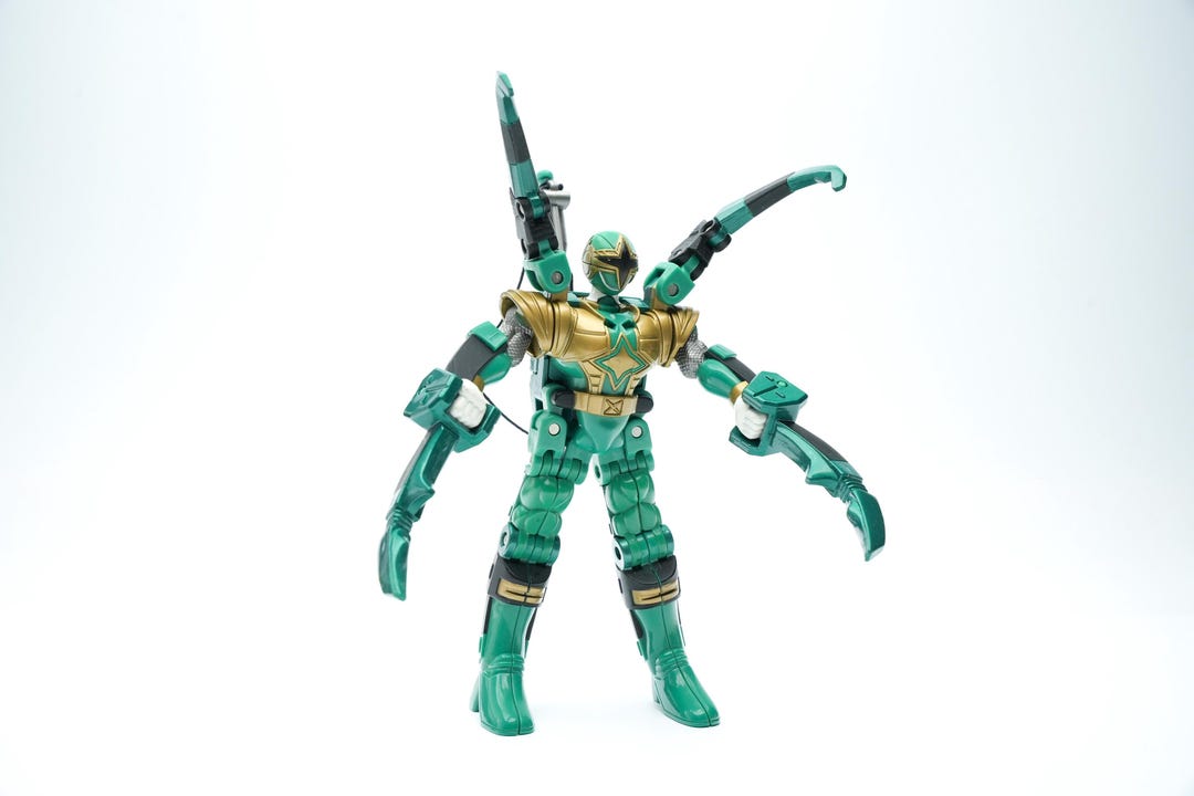 Power Rangers Ninja Storm Green Spider – Bandai Action Figure – 2002 ...