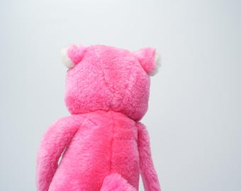 Peluche Panthère Rose Profran – 1983 – Made In France – État D'occasion