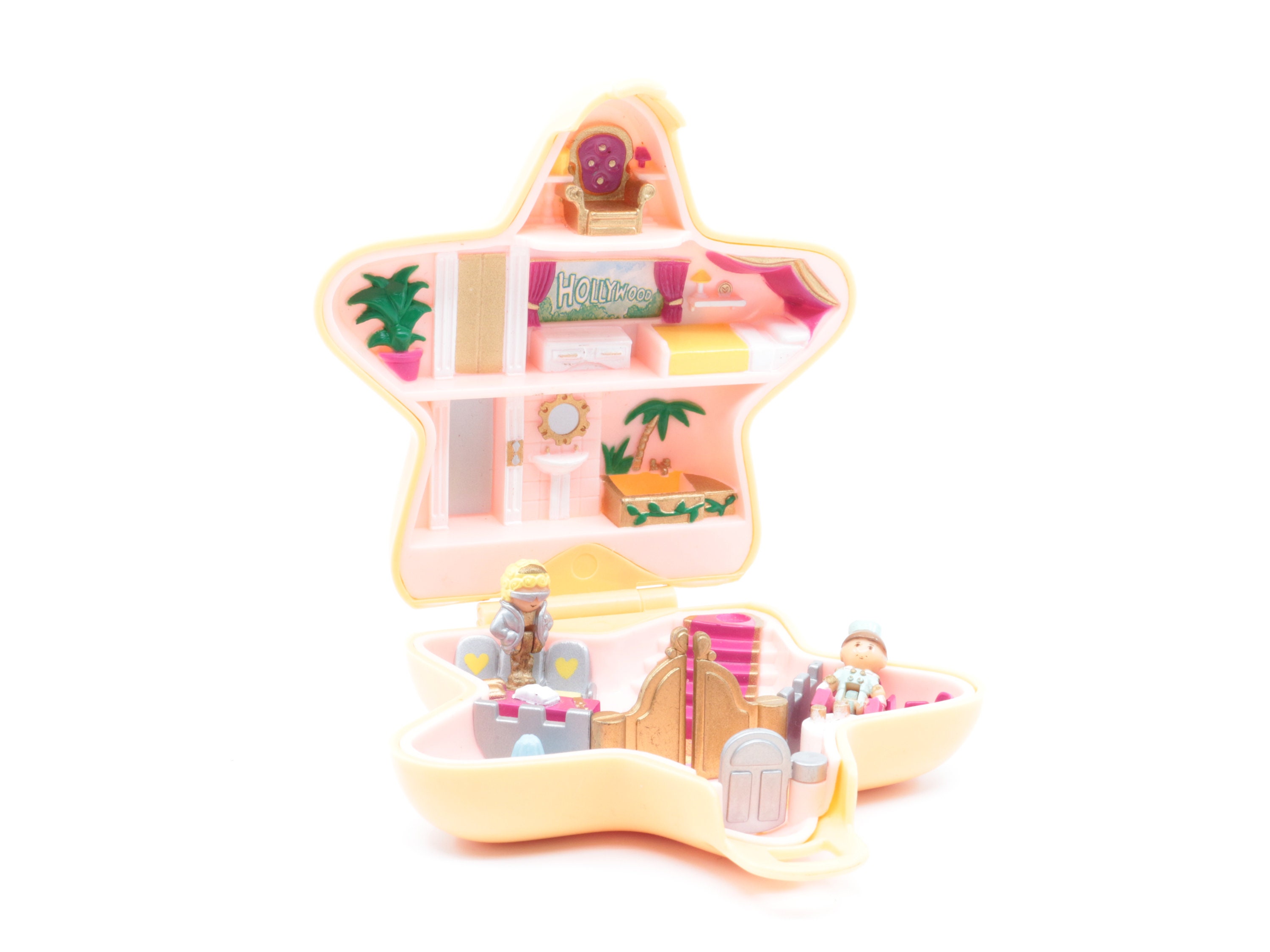 JOUET GRAND HOTEL DE POLLY POCKET + 2 POUPEES INCLUS BOITE NEUVE IDEE CADEAU