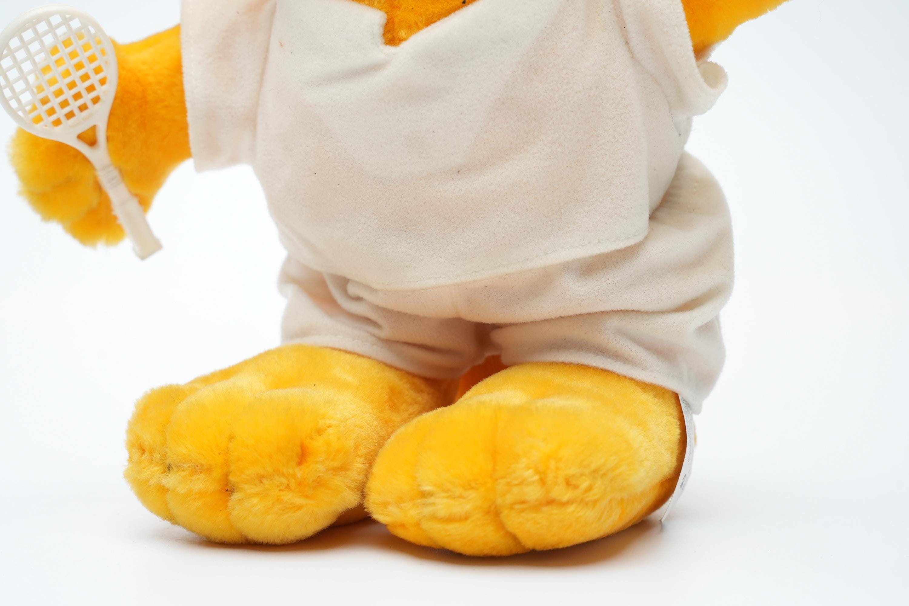 【Vintage】ガーフィールド ぬいぐるみ ラケット付き ヴィンテージ ガーフィールド ぬいぐるみ - テニス エディション