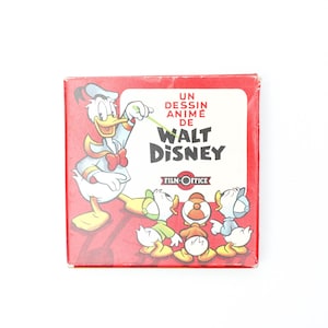 Vintage Super 8 Film – Walt Disney Cartoon met Donald Duck & Mickey – Film Office Frankrijk – ca. 1970s