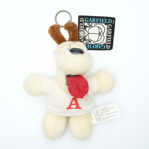 Garfield Olly il cane come portachiavi | peluche vintage del gatto Garfield