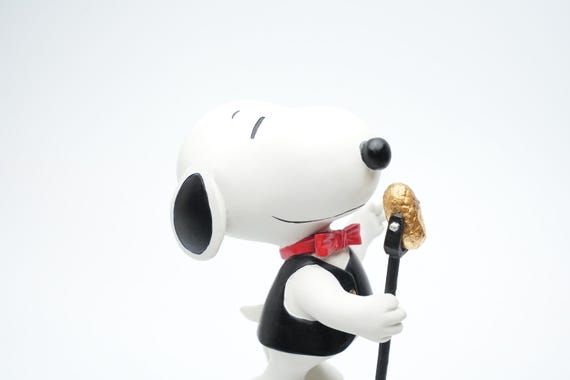 Rare Vintage Snoopy Statue – Peanuts Jazz Collection – Snoopy With
