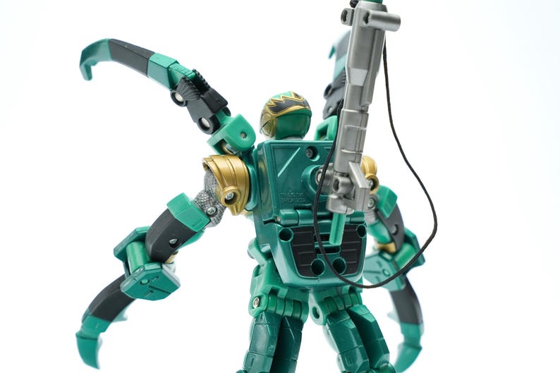 Power Rangers Ninja Storm Green Spider – Bandai Action Figure – 2002 ...