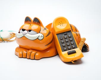 ビンテージのガーフィールド有線電話！珍しいですね。 - Etsy 日本