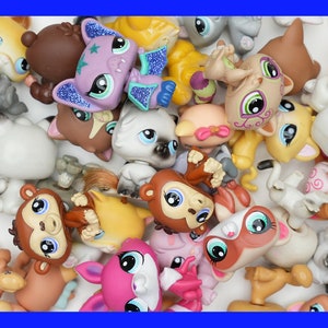 Littlest Pet Shop Hasbro Figures – Dog Cat Sheep Rabbit Fish