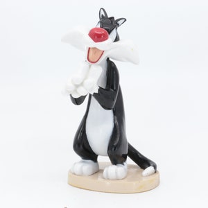 Figura/marioneta vintage de Looney Tunes por Silvester | Figura de Looney Tunes Silvester | Juguete vintage Looney Tunes |