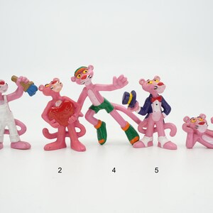 Pink Panther Pvc Figurines Bully 1983 United Artists West - Etsy