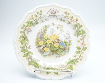 Brambly Hedge The Meeting プレート、Doulton Brambly Hedge 8 インチ