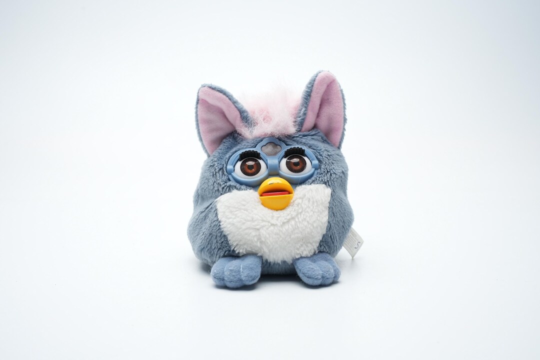 Furby Buddie Blue & Pink – Original Vintage Soft Toy From the 90s