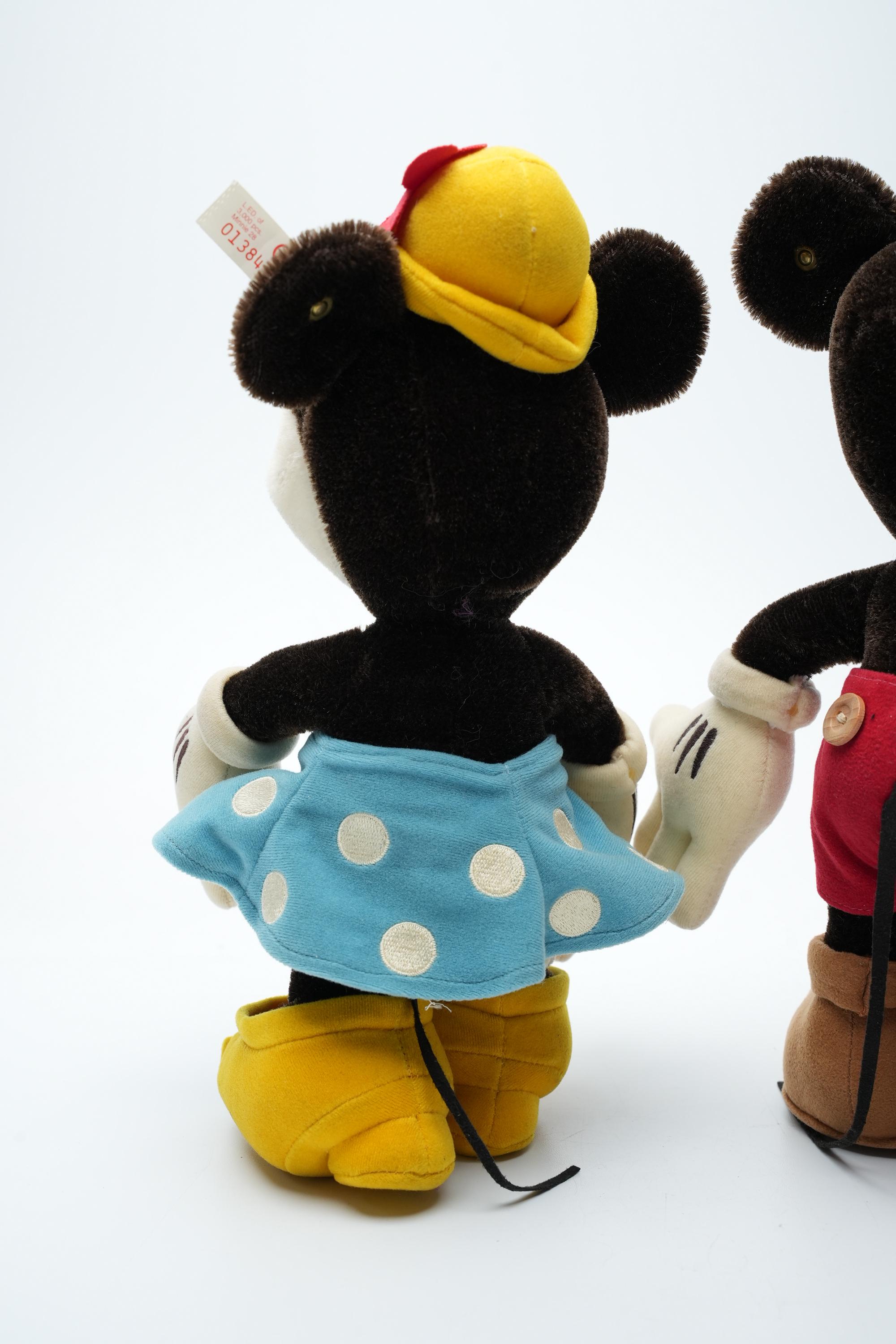 シュタイフ ディズニー – ミッキー＆ミニーマウス 70周年記念セット