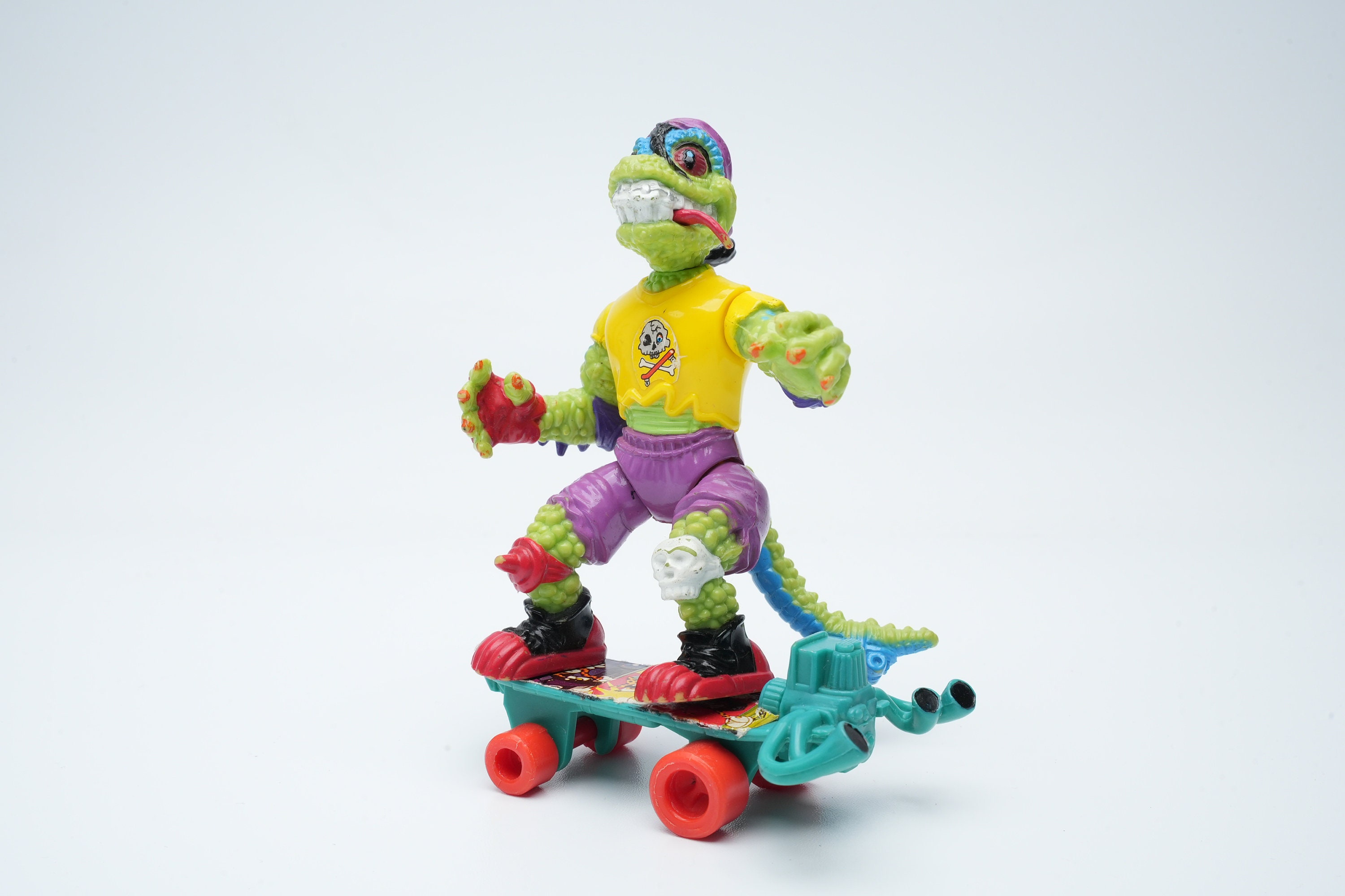 Mondo Gecko 1990 Platemate - TMNT Ninja Turtles Figures Vintage - Etsy