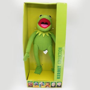 Stuffed Kermit The Frog Toy, Frog Puppet Show Plush