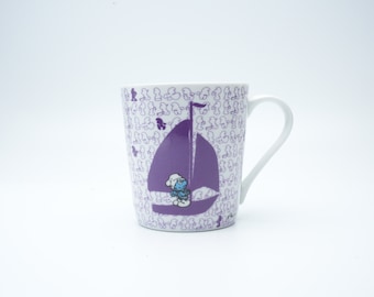 Vintage Smurfs Sports Mug – Official Peyo Licensed Ceramic Cup