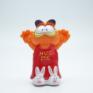 Vintage Soft Rubber Garfield Toy Figure | Rare Garfield Collectible