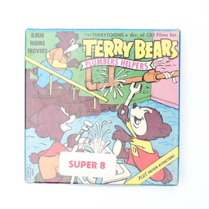 Vintage Super 8 Film – Terry Bears “Plumber's Helpers” (1962) | Terrytoons Cartoon Collectible