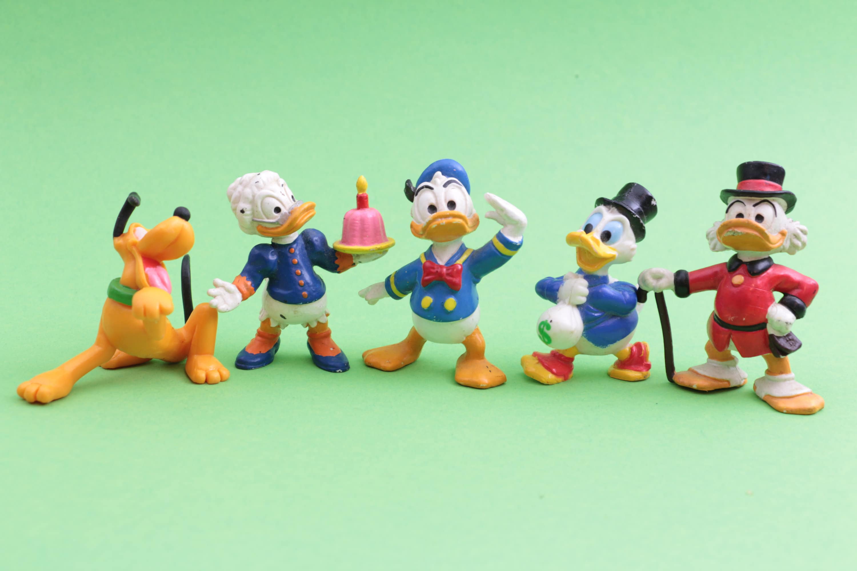 Disney Donald Duck figuren - vintage uit verschillende