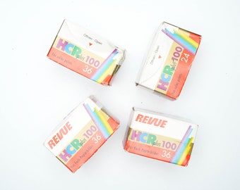 Revue HCR Plus 100 – Expired 35mm Color Film (New in Sealed Packaging)