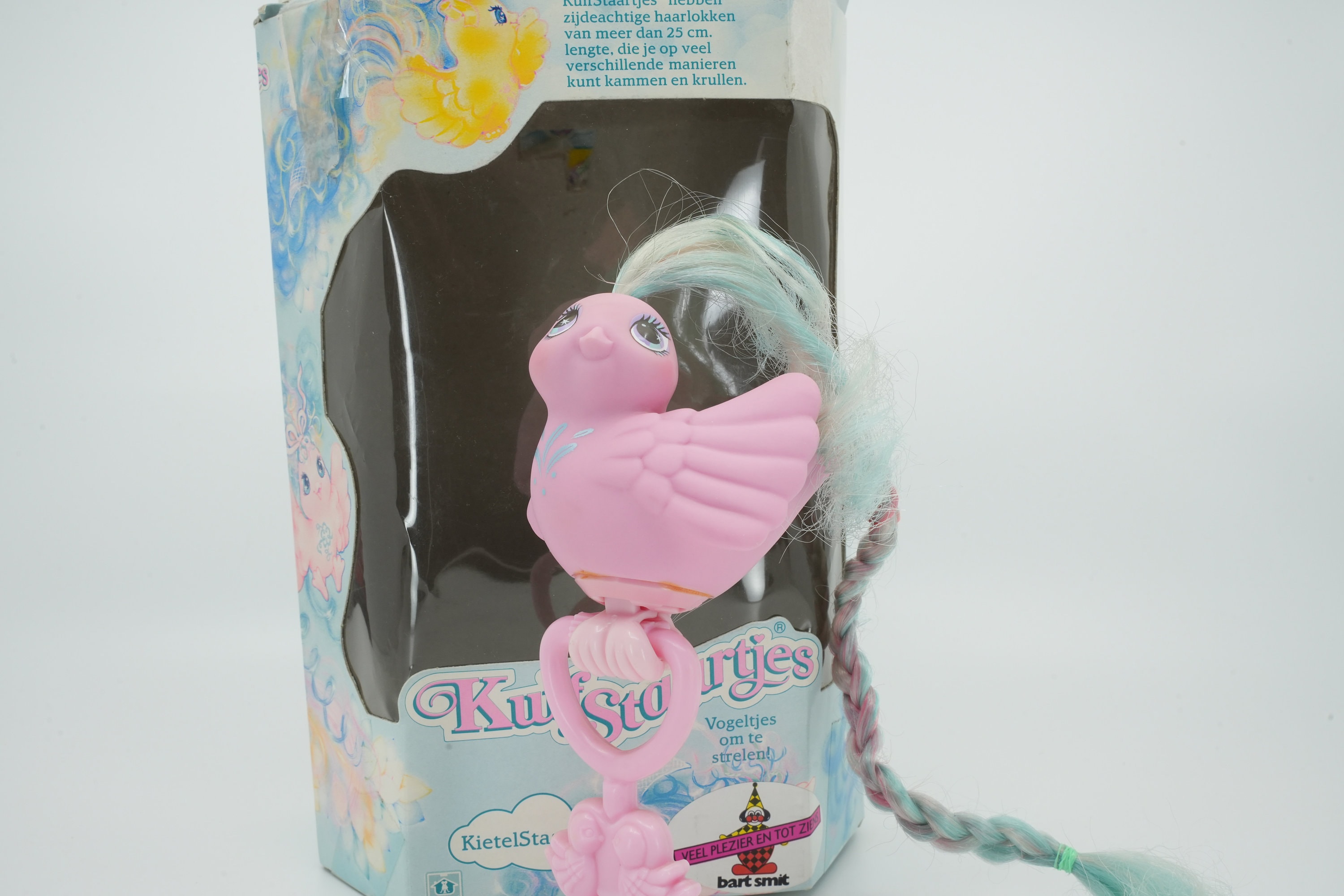 1980s Fairy Tails "Tickles" Bird by Hasbro | Vintage My Little Pony Bird with Stand
