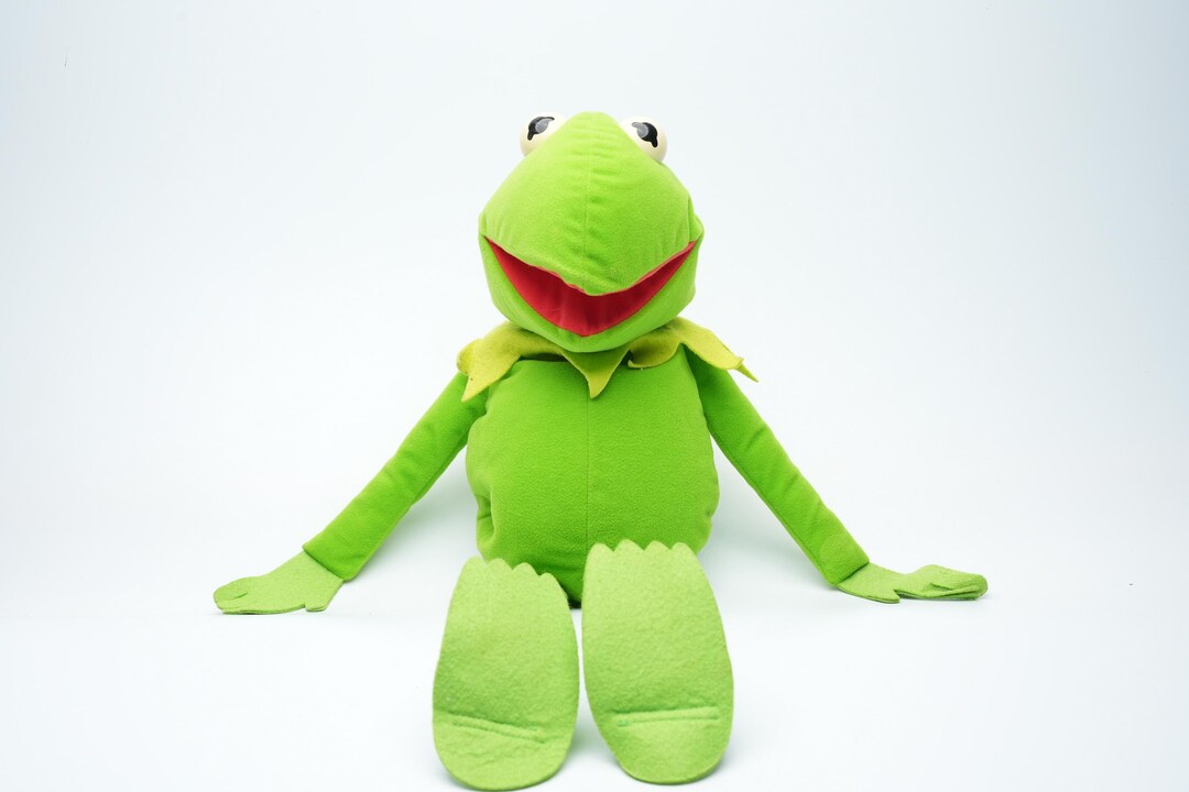 Vintage Kermit the Frog Plush Toy – Muppets Play by Play