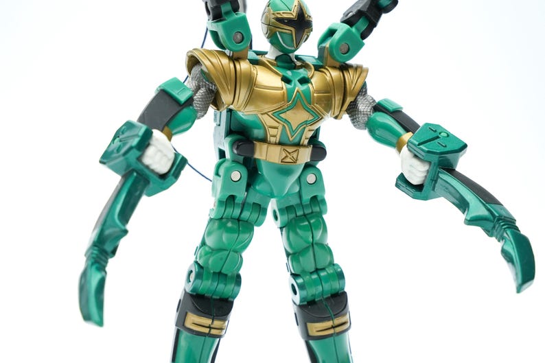 Power Rangers Ninja Storm Green Spider – Bandai Action Figure – 2002 ...