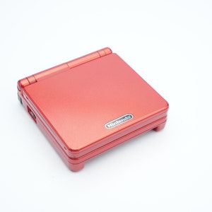Nintendo Gameboy Advance SP - Red With Charger - Collectible - Etsy
