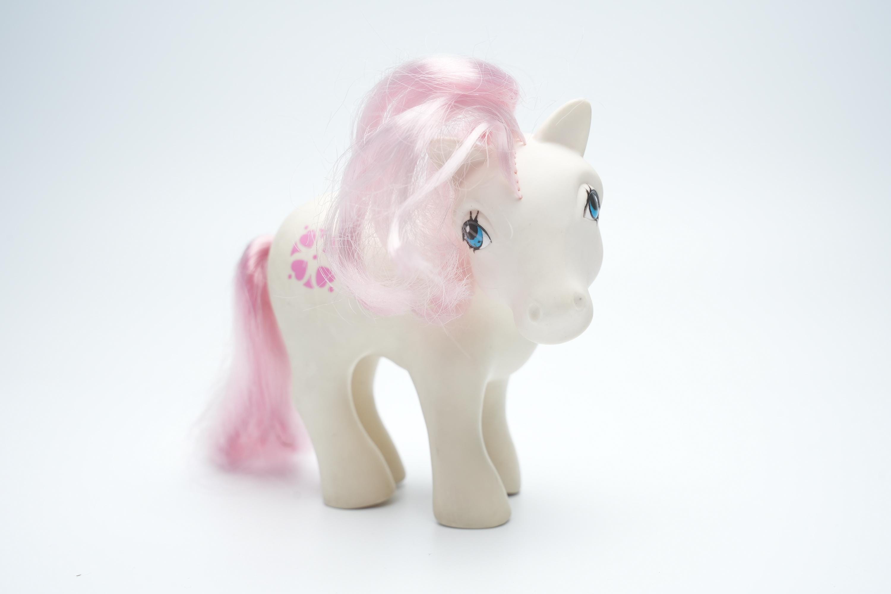 Vintage My Little Pony - White Pony With Pink Mane - Etsy