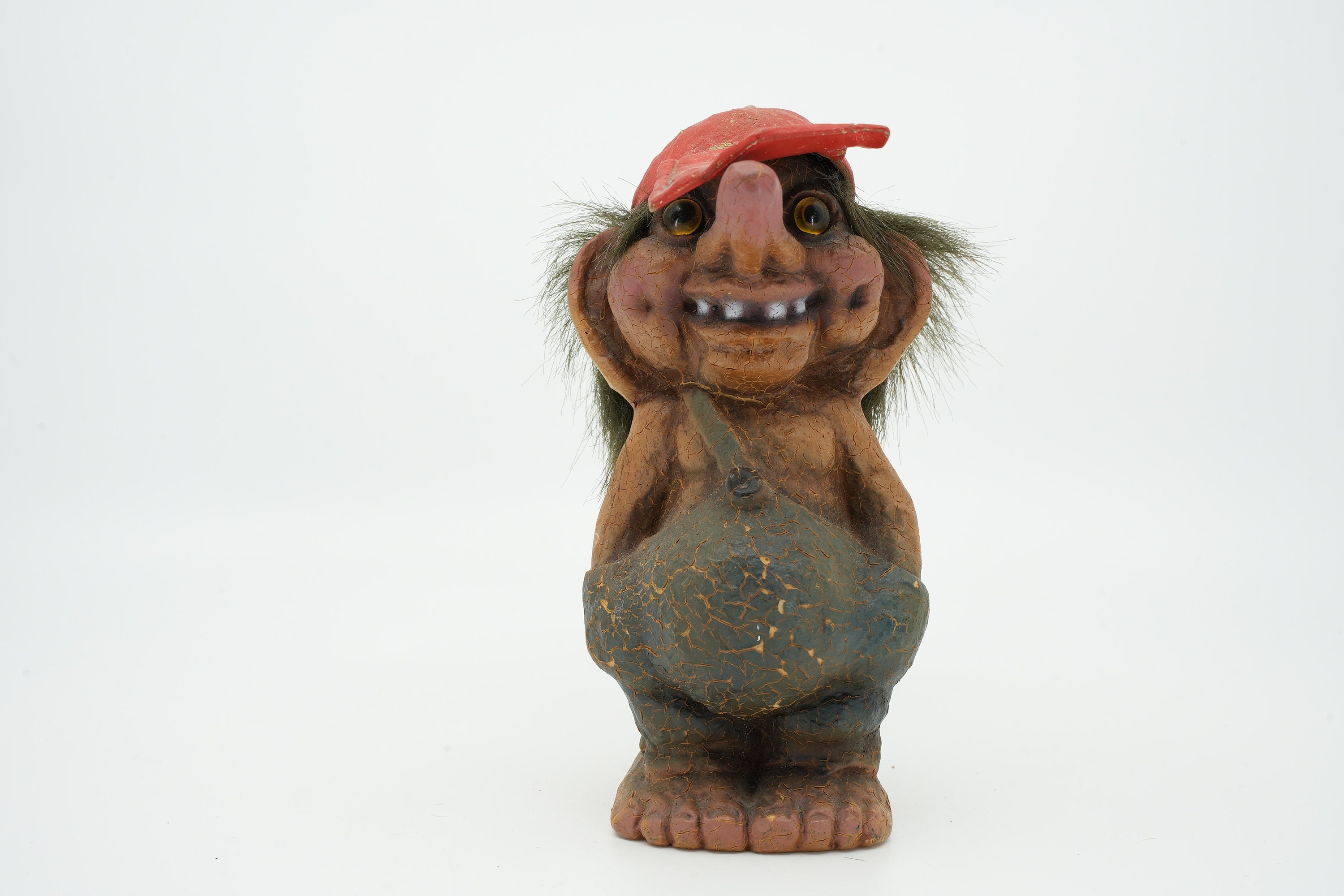 Rare Nyform Troll #1118 - Standing Troll With Red Cap - Etsy