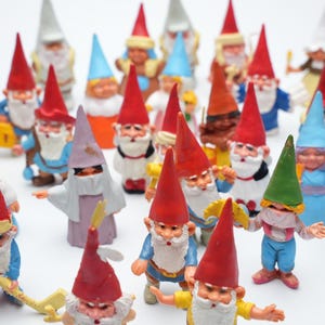 David the gnome figures from &#39;80 / 1988 | gnome figures | vintage gnomes | rien poortvliet gnomes |