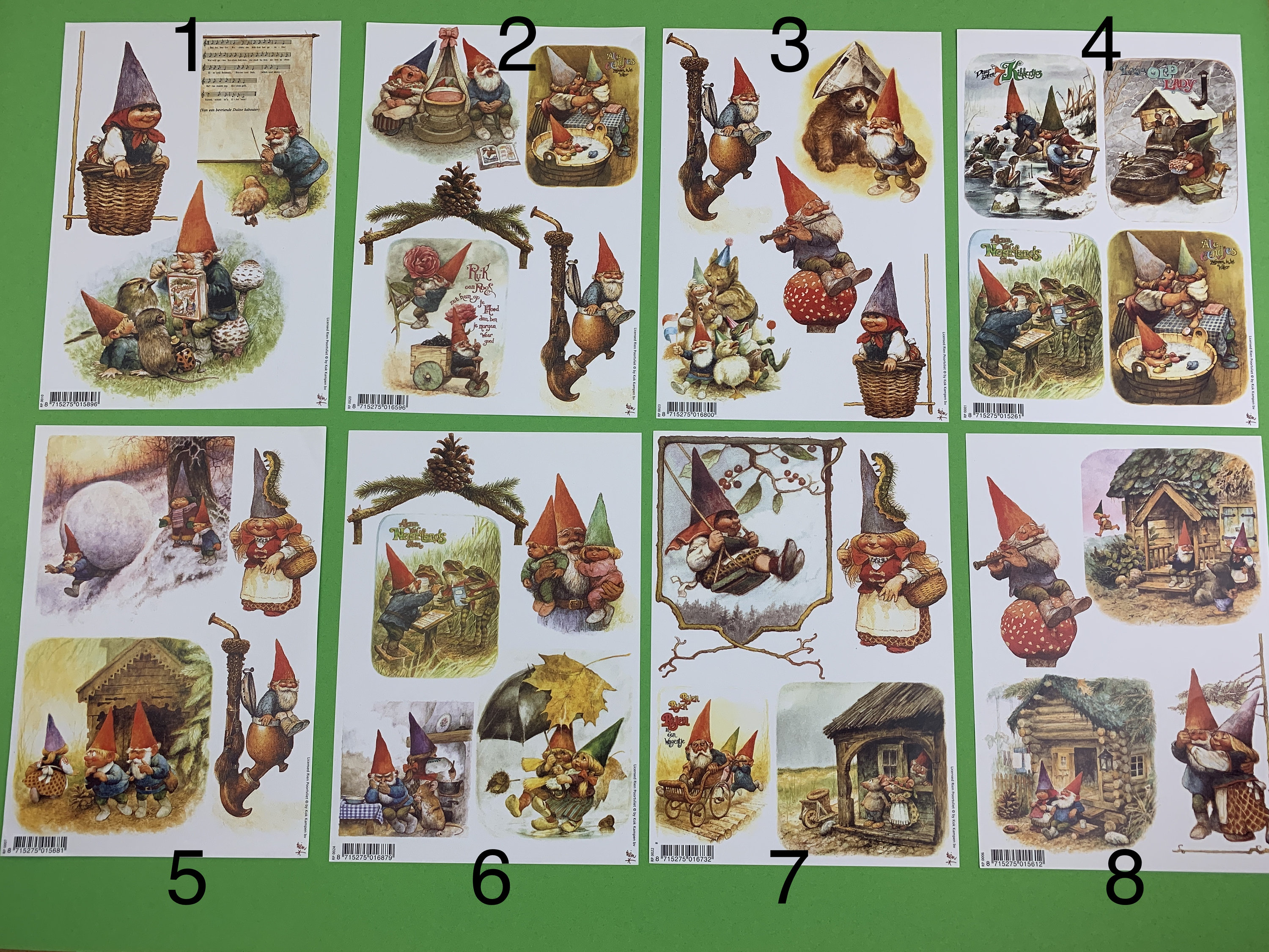 Rien Poortvliet Kabouters - Gnomes Birthday Calendar - Peters