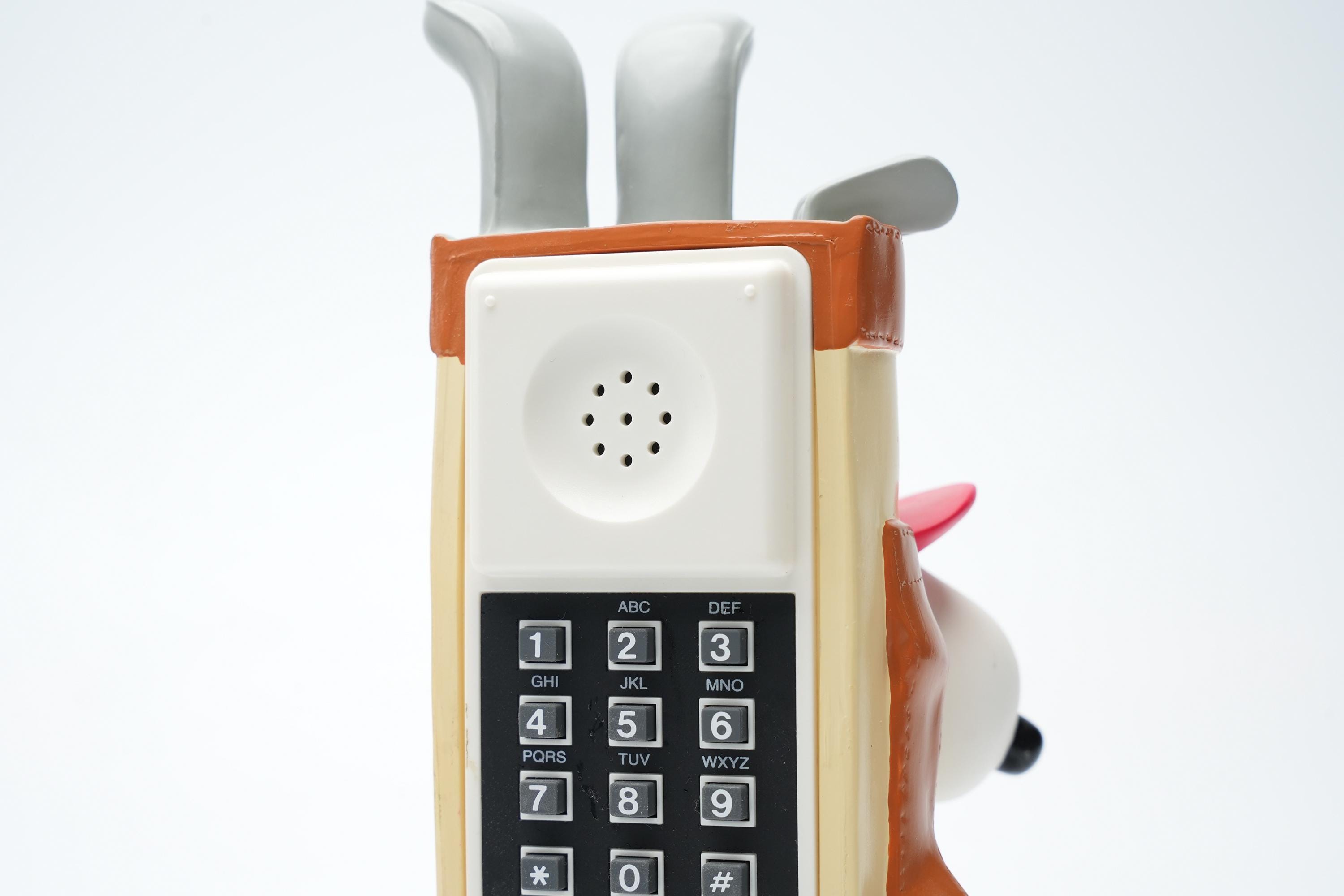 90's VTG＊ゴルファーSNOOPY＊3-D PHONE＊PEANUTS電話 Rare Vintage Snoopy 3D Phone – Golfer Snoopy – ACL Peanuts – 1990s
