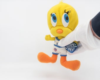 Tweety Space Jam 1996 Warner Bros Soft Plush Collectors Toy Figure | With original tag from Warner Bros