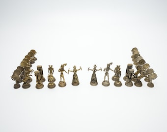 Rare Greek Gods Chess Set – Complete 32-Piece Collection