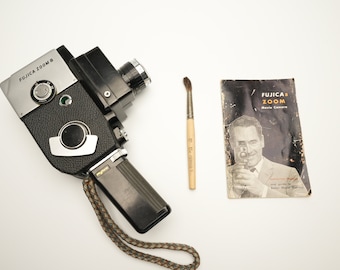 Fujica ZX500 シングル 8 カメラ テスト済み 8 mm フィルム カメラ