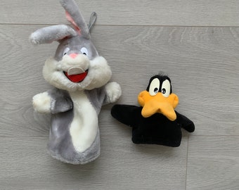 Looney Tunes hand puppets -  Warner Bros - Disney  (rare editions)