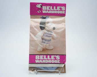 Szafa Belle - zestaw ubrań Vintage Snoopy Belle (lata 80.) - nowość w opakowaniu