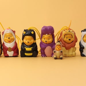 Mega large peek-a-pooh &quot;animal wear collection&quot; phone charms | Capsule Toys | Vintage peek a pooh charms