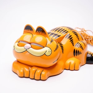 Teléfono Garfield producido por Tyco: ¡diseño raro y retro!