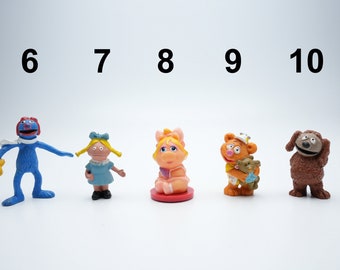 Vintage Muppets Figures From Various Years - Perfect for