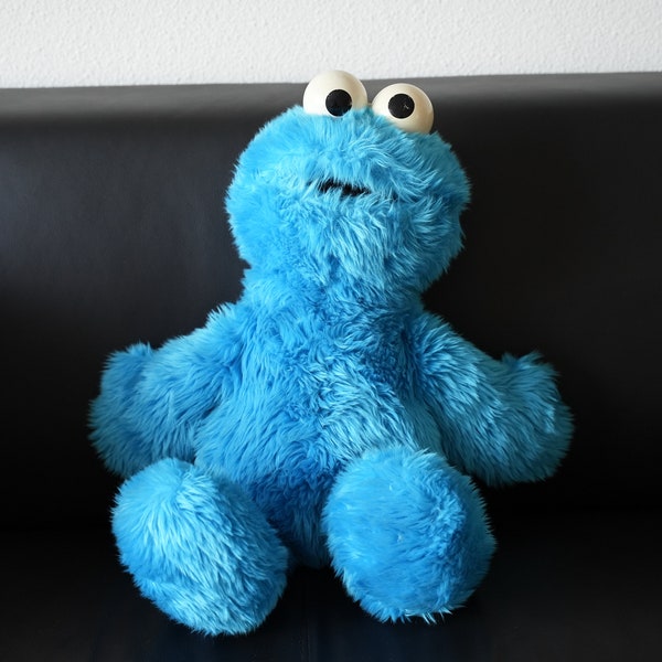 Zeldzame grote Cookie Monster plush gemaakt door applause| Cookie monster van de muppets | Sesamstraat knuffel| Koekjes monster knuffel |