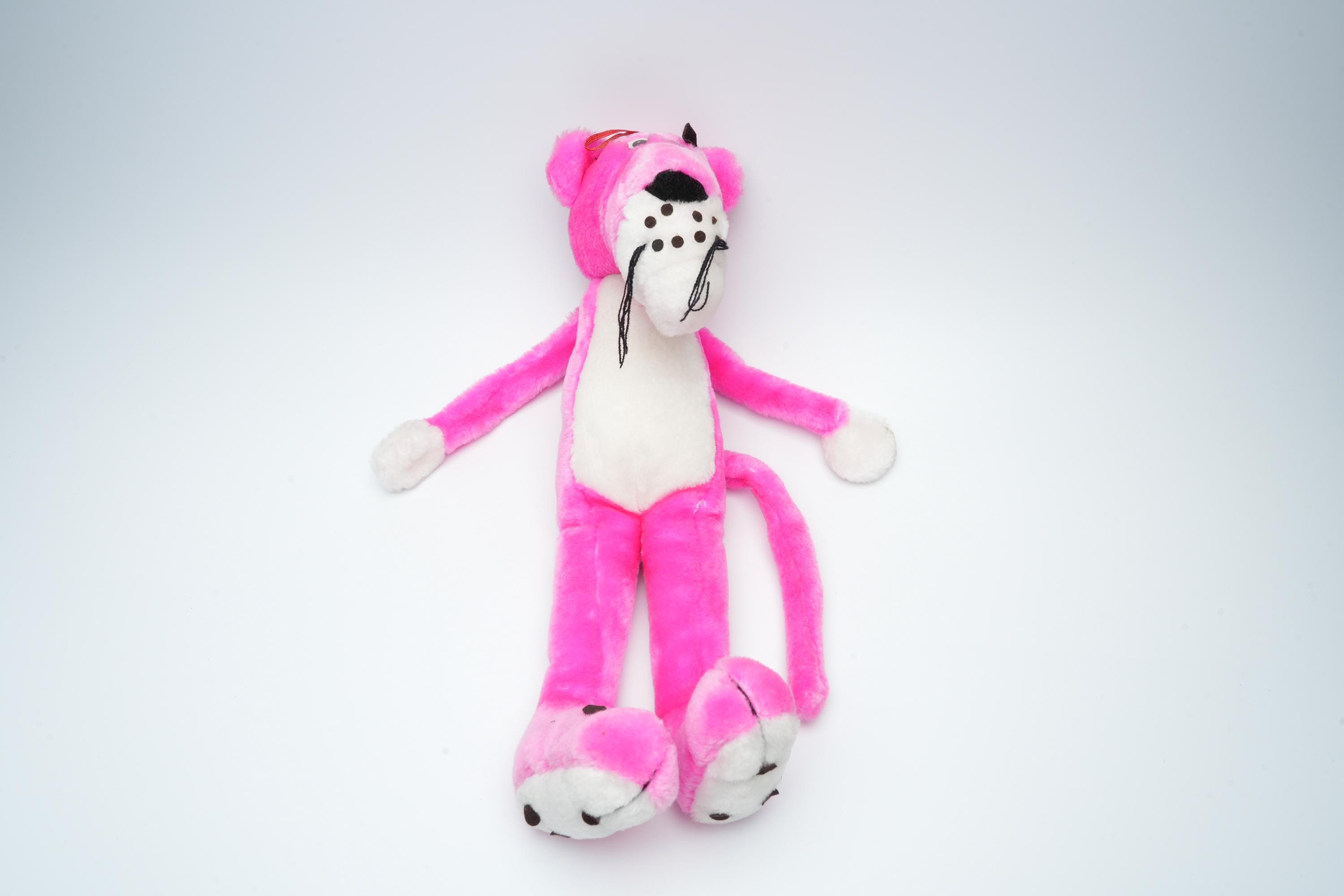 Pink Panther Plush (1983) – Vintage 40cm Soft Toy by Play Makers