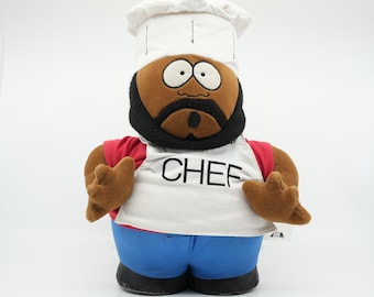 Peluche Chef South Park | Abrazo de Comedy Central 1998 | Programa de televisión divertido | 35cm