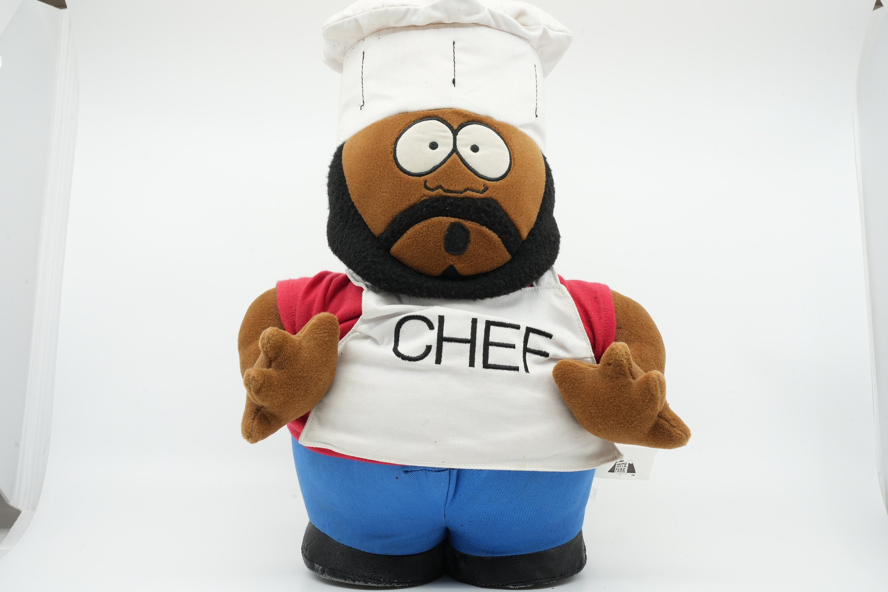 Chef South Park Plush with Tag | 1998 Comedy Central Collectible | Iconic TV Show Memorabilia
