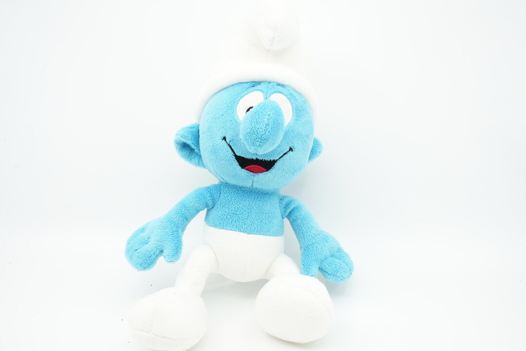 Smurfs Plush Toy Peyo Smurf Plush Toy Cute Plush Smurf Etsy
